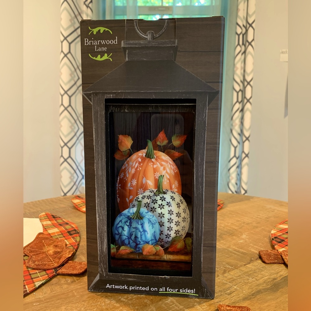 Briarwood Lane Elegant Pumpkins Lantern